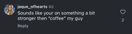 Comment from Hiphop-N-Hope's account where the rockstar revealed his minimalistic and shocking diet. (Image via Instagram/@hiphopnmore)